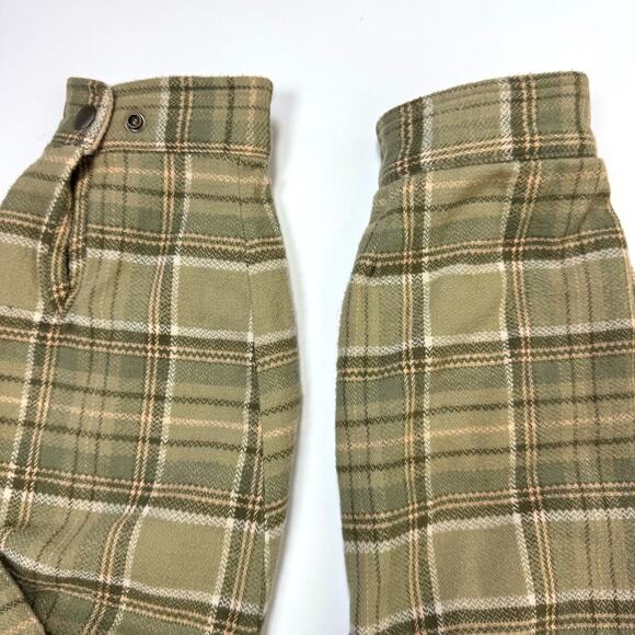 WOOLRICH Women Plaid Flannel Lined Jacket Outdoor Camping Cozy Thyme size Medium - Picture 5 of 7